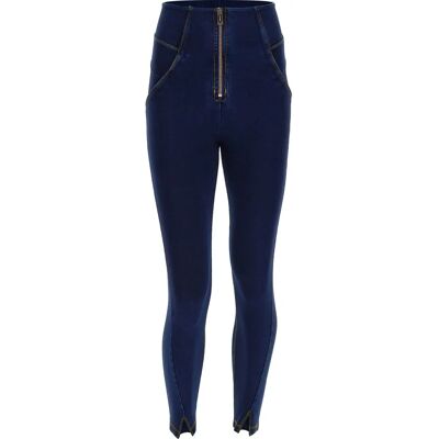 Freddy - WR.UP 7/8 - Dark Jeans-Yellow Seam - Xxs - Jeggings Freddy - WR.UP 7/8 - Dark Jeans-Yellow Seam - Xxs - Jeggings