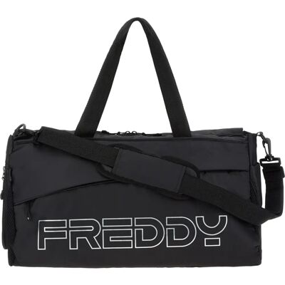 Freddy Borsone - Borsa da Palestra, Nylon, Contorno Argento - Borsa da Palestra Freddy Borsone - Borsa da Palestra, Nylon, Contorno Argento - Borsa da Palestra