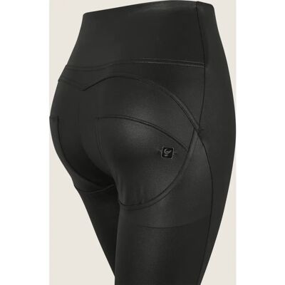 Freddy WR.UP - vita alta - nero - pantaloni wet look Freddy WR.UP - vita alta - nero - pantaloni wet look