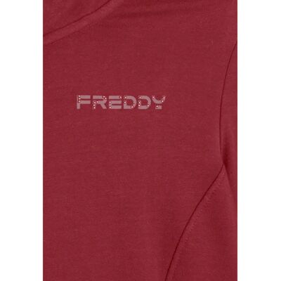 Felpa Freddy Rosso Jester Vestibilità regolare Collo alto con zip - Maglione Felpa Freddy Rosso Jester Vestibilità regolare Collo alto con zip - Maglione