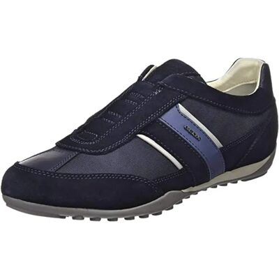 GEOX U WELLS A Marine Velour Sneakers - Sko GEOX U WELLS A Marine Velour Sneakers - Sko