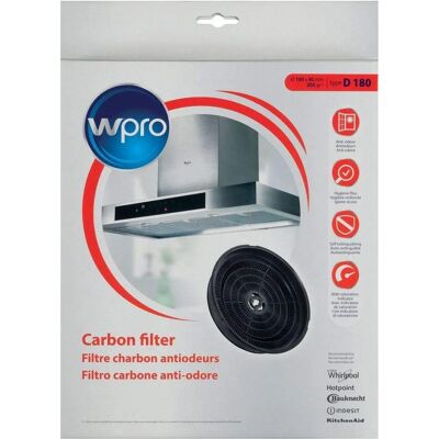 Filtre Charbon Wpro D180 - Anti-odeurs pour Hotte - Publicité Filtre Charbon Wpro D180 - Anti-odeurs pour Hotte - Publicité