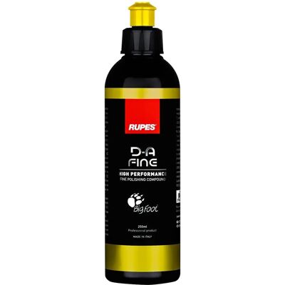 RUPES Big Foot D-A Fine 250ml - keltainen kiillotusaine RUPES Big Foot D-A Fine 250ml - keltainen kiillotusaine