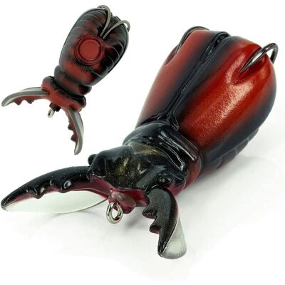 Molix Supernato Beetle Baby Soft Lure - Surface Surfaceweight: 5.5 g - 50 mm - Multicolor - Soft Lure Molix Supernato Beetle Baby Soft Lure - Surface Surfaceweight: 5.5 g - 50 mm - Multicolor - Soft Lure