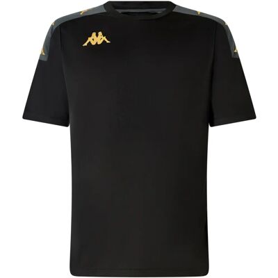 Kappa Gianto Camiseta Activa Negra-Gris - Camiseta Kappa Gianto Camiseta Activa Negra-Gris - Camiseta