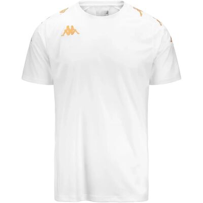 Camiseta branca slim fit Kappa Gianto - Roupa desportiva Camiseta branca slim fit Kappa Gianto - Roupa desportiva