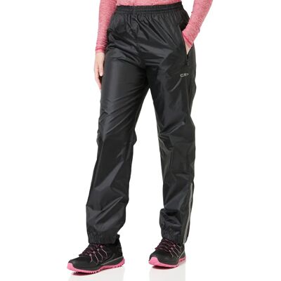 CMP Regenhose Schwarz - Winddicht Wasserabweisend - Packbar CMP Regenhose Schwarz - Winddicht Wasserabweisend - Packbar