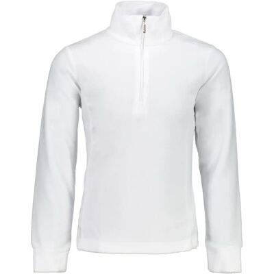 Veste polaire blanche CMP 164 - Couche pour ski - Publicité Veste polaire blanche CMP 164 - Couche pour ski - Publicité