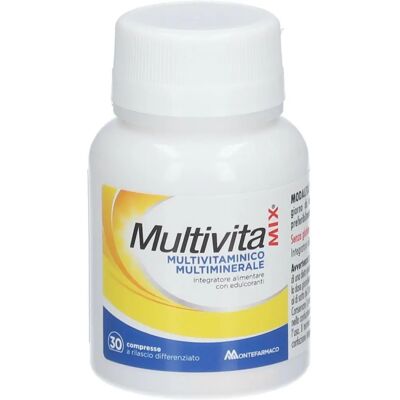 Montefarmaco OTC Multivitamin Mix Crono - Support Energia & Immunità Quotidiana Montefarmaco OTC Multivitamin Mix Crono - Support Energia & Immunità Quotidiana