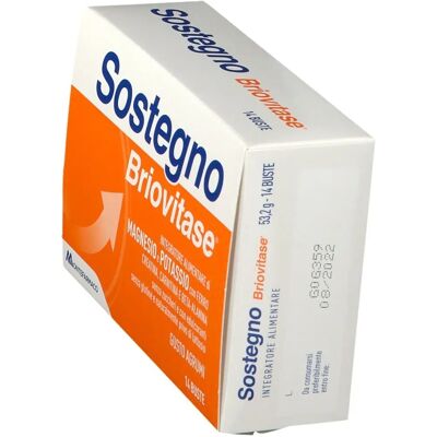 Montefarmaco OTC Briovitase Supporto - Magnesio & Potassio - 14 Bustine Montefarmaco OTC Briovitase Supporto - Magnesio & Potassio - 14 Bustine