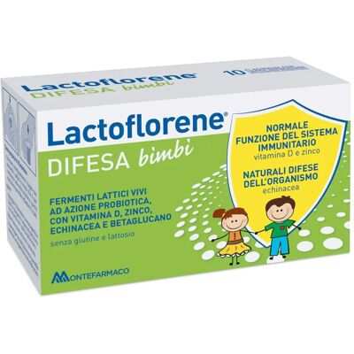 Montefarmaco OTC Spa Lactoflorene Difesa Bimbi Probiotico - 10 Fialette Montefarmaco OTC Spa Lactoflorene Difesa Bimbi Probiotico - 10 Fialette