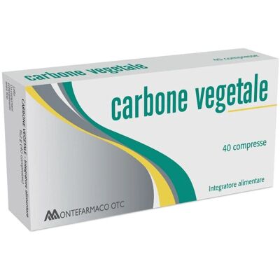 Montefarmaco Carbone Vegetale 40 Compresse - Integratore Alimentare Montefarmaco Carbone Vegetale 40 Compresse - Integratore Alimentare