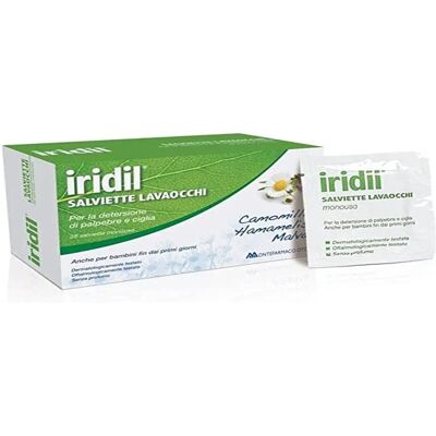Salviette Oculari Iridil - Pulizia Delicata - 28 pezzi Salviette Oculari Iridil - Pulizia Delicata - 28 pezzi