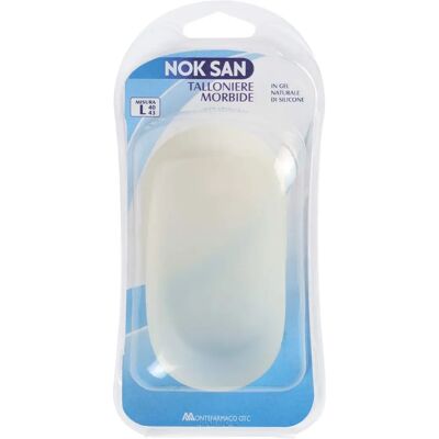Proteggi talloni Nok San - Gel di silicone naturale - Confezione da 2 - M (36-39) - Proteggi talloni Proteggi talloni Nok San - Gel di silicone naturale - Confezione da 2 - M (36-39) - Proteggi talloni