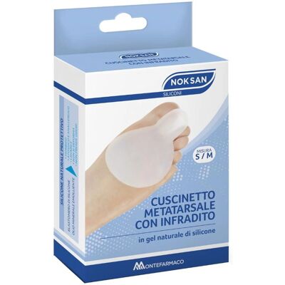 Nok San Cuscinetto in Gel Metatarsale - S/M - 2 pezzi - Cuscinetto Piedi Nok San Cuscinetto in Gel Metatarsale - S/M - 2 pezzi - Cuscinetto Piedi