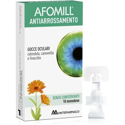 Montefarmaco OTC SPA Afomill Gocce Oculari Antirrossore - 10 Flaconi Montefarmaco OTC SPA Afomill Gocce Oculari Antirrossore - 10 Flaconi
