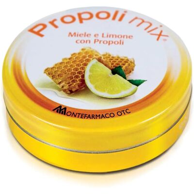 Caramelle al miele e limone con propoli - Montefarmaco OTC Caramelle al miele e limone con propoli - Montefarmaco OTC