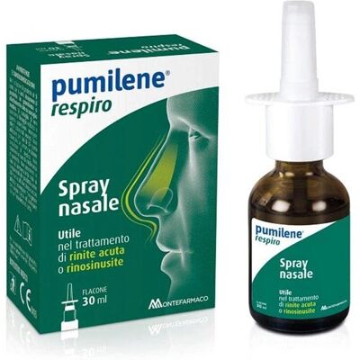 Spray nasale Respiro di Montefarmaco - Decongestionante, Soluzione Salina Spray nasale Respiro di Montefarmaco - Decongestionante, Soluzione Salina