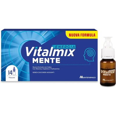 Montefarmaco OTC Vitalmix Energia Mente - 14 Flaconi Integratore Montefarmaco OTC Vitalmix Energia Mente - 14 Flaconi Integratore