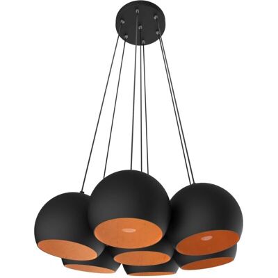 Lampada a sospensione Lumicom Joe - Interno, 4 E27, Max 42W, Metallo, 25cm Lampada a sospensione Lumicom Joe - Interno, 4 E27, Max 42W, Metallo, 25cm