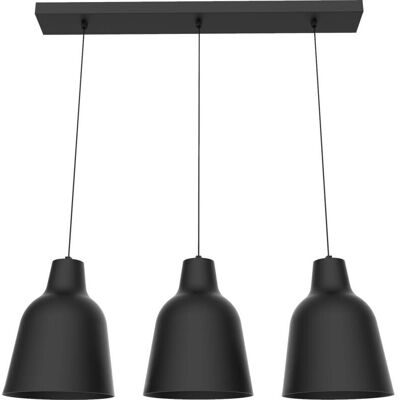 Lampada a sospensione Lumicom Dong - Altezza regolabile - E27 - Nero - 42W - 40cm Lampada a sospensione Lumicom Dong - Altezza regolabile - E27 - Nero - 42W - 40cm