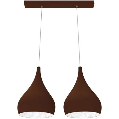 Lumicom Corten/Blanco Lámpara Colgante Lineal Lumicom Corten/Blanco Lámpara Colgante Lineal