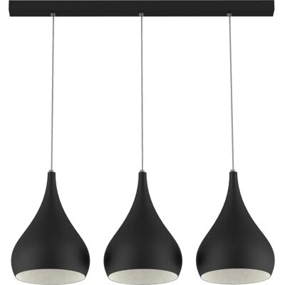 Lumicom Calice Lámpara Lineal de Techo - E27, 42W, Negro/Blanco Lumicom Calice Lámpara Lineal de Techo - E27, 42W, Negro/Blanco