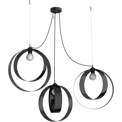 Lumicom Lámpara colgante Shell - Metal, Blanco brillante, 3x E27, 42W máx Lumicom Lámpara colgante Shell - Metal, Blanco brillante, 3x E27, 42W máx