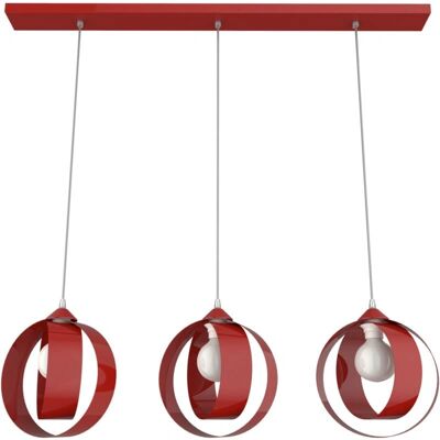 LUMICOM Nucleo Lampada a Sospensione - 3 Luci, Monocromatico, Stile Moderno LUMICOM Nucleo Lampada a Sospensione - 3 Luci, Monocromatico, Stile Moderno