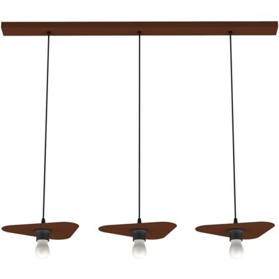 Lumicom Corten Lámpara Colgante 3x E27 - Luz Suspendida Lumicom Corten Lámpara Colgante 3x E27 - Luz Suspendida