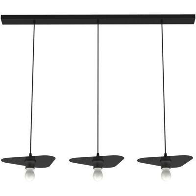 Lumicom Nube Lámpara de Techo Pendiente - E27, Max 42W, Metal, Negro Lumicom Nube Lámpara de Techo Pendiente - E27, Max 42W, Metal, Negro
