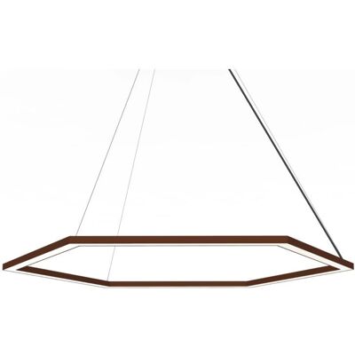 Lámpara Colgante Esagono Corten - 90cm Lámpara Colgante Esagono Corten - 90cm