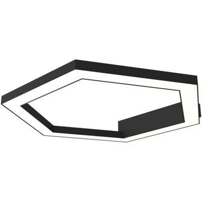 Lumicom Esagono 1x Lampada da soffitto - 22W/m, Ø40cm, Nero Lumicom Esagono 1x Lampada da soffitto - 22W/m, Ø40cm, Nero