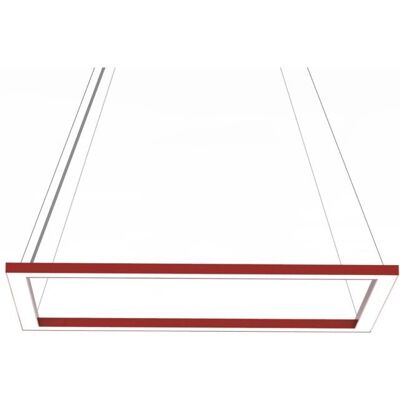 Lámpara de pie Lumicom - 40x60cm Rojo Brillante Lámpara de pie Lumicom - 40x60cm Rojo Brillante