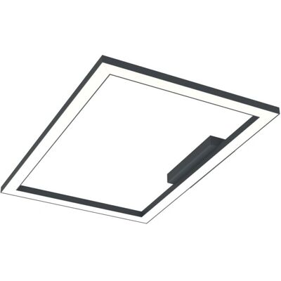 Lumicom Lámpara de Techo 40x60cm Antracita - Plafón Lumicom Lámpara de Techo 40x60cm Antracita - Plafón