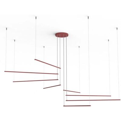 Lámpara Colgante Radius Lumicom - Metal Verde Glacial 220cm Lámpara Colgante Radius Lumicom - Metal Verde Glacial 220cm