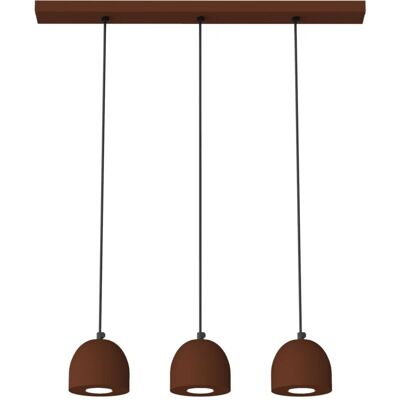 Lumicom Modello Lineare Lampada Soffitto in Corten - Lampada da Soffitto Lumicom Modello Lineare Lampada Soffitto in Corten - Lampada da Soffitto