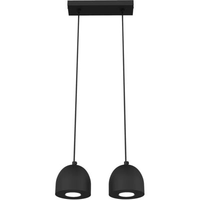 Lumicom Lámpara de Techo - GU10, Metal, Negro - 12cm Lumicom Lámpara de Techo - GU10, Metal, Negro - 12cm