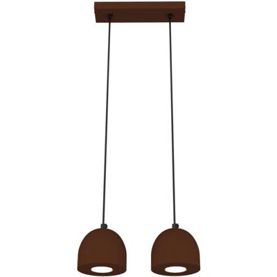 Lumicom Corten Lampada Da Soffitto Lineare X2 - Luce a Soffitto Lumicom Corten Lampada Da Soffitto Lineare X2 - Luce a Soffitto