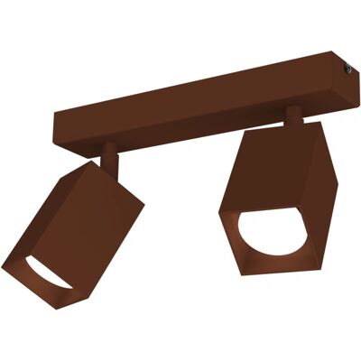 Lumicom Lampada da Soffitto Corten M - Fari GU10 Regolabili Lumicom Lampada da Soffitto Corten M - Fari GU10 Regolabili