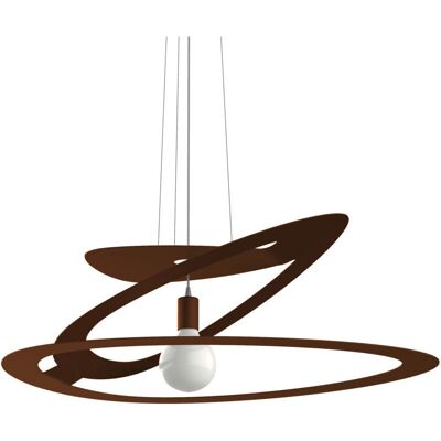 Lámpara colgante de metal Corten Lumicom Dilate - Lámpara suspendida Lámpara colgante de metal Corten Lumicom Dilate - Lámpara suspendida