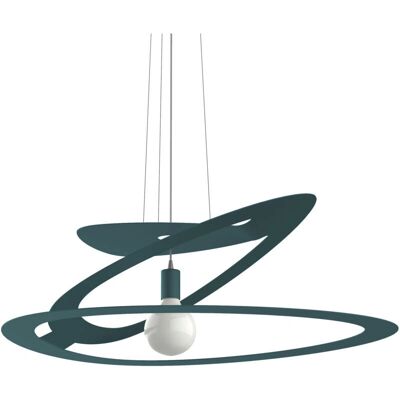 Lumicom Dilate Lámpara Colgante - Metal, Azul, 80cm Lumicom Dilate Lámpara Colgante - Metal, Azul, 80cm