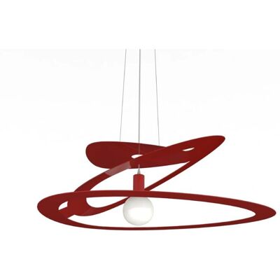 Lumicom Dilate - E27 - 80 cm - rosso lucido Lampada Lumicom Dilate - E27 - 80 cm - rosso lucido Lampada