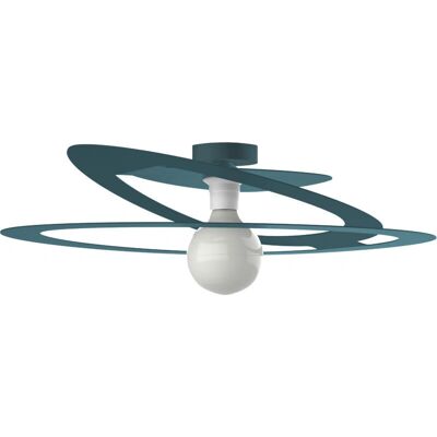 Lumicom Dilate Lámpara de Techo Azul Metal - Plafón Lumicom Dilate Lámpara de Techo Azul Metal - Plafón