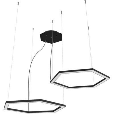 Lumicom Esagono Lámpara de Techo - Elegante y Versátil Lumicom Esagono Lámpara de Techo - Elegante y Versátil