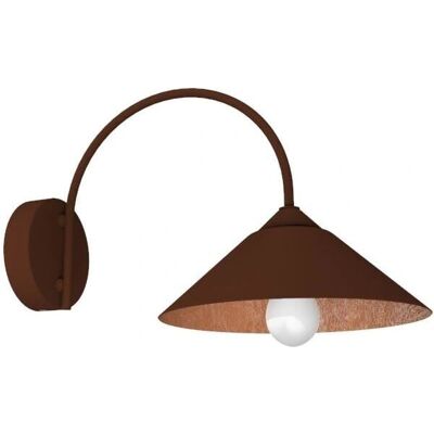 LUMICOM - Lámpara de Pared Hoya - Interior Metal E27 25cm LUMICOM - Lámpara de Pared Hoya - Interior Metal E27 25cm