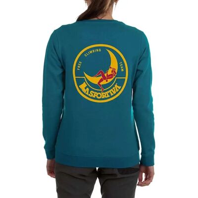 La Sportiva Klettern auf dem Mond W - Baumwoll-Sweatshirt - Leicht - Sweatshirt La Sportiva Klettern auf dem Mond W - Baumwoll-Sweatshirt - Leicht - Sweatshirt