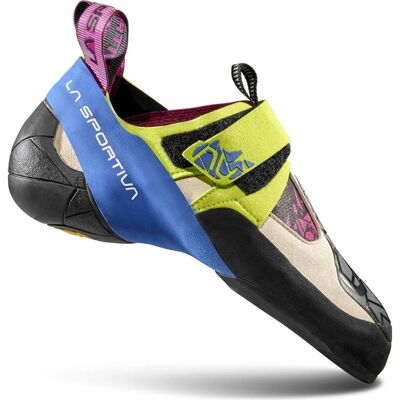 La Sportiva Skwama musta vihreä sininen valkoinen nainen - Kiipeilykengät La Sportiva Skwama musta vihreä sininen valkoinen nainen - Kiipeilykengät