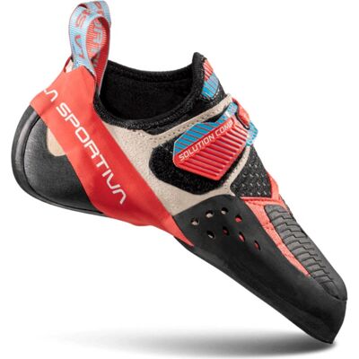 La Sportiva Solution Comp Neger Rot Damen - Kletterschuhe La Sportiva Solution Comp Neger Rot Damen - Kletterschuhe