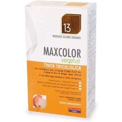 MaxColor Vegetal Biondo Scuro Dorato Tinta Capelli - Tinta per Capelli MaxColor Vegetal Biondo Scuro Dorato Tinta Capelli - Tinta per Capelli